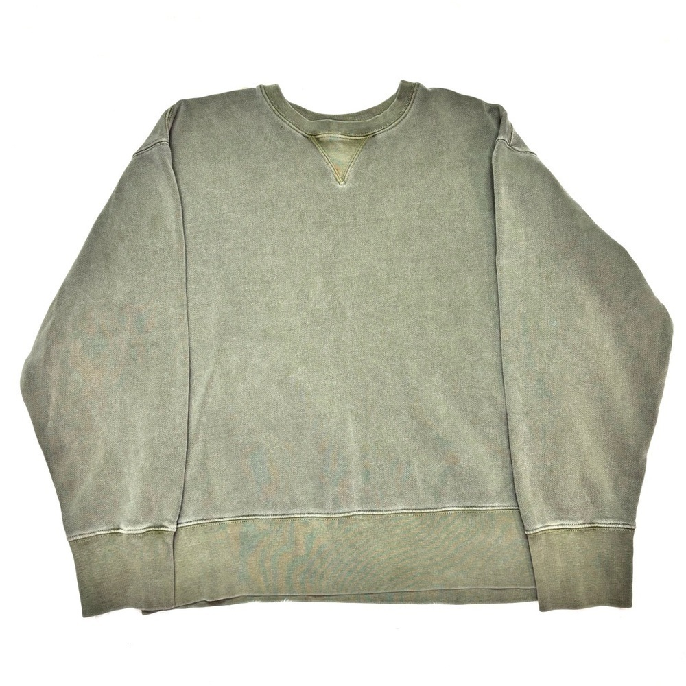 Mod-O-Doc Women’s Crew Neck Olive Green Sweetshirt Size 1 Excellent Condition